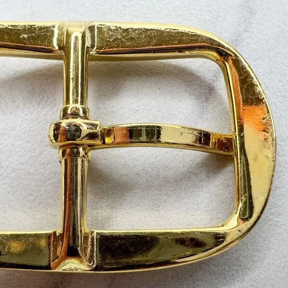 Vintage Gold Tone Simple Basic Belt Buckle for up to 1 Inch Belt